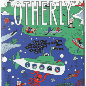Colorful cover of Otherly magazine featuring underwater and aerial scenes.